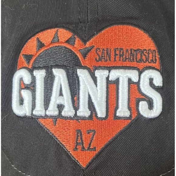 Women's San Francisco Giants New Era Black Spring Training Sun Trucker 9TWENTY S - Picture 3 of 10